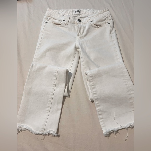 3 for 1 All White Jean Bundle • Straight Leg Boot Cut & Skinny • Hudson & Paige - Picture 13 of 14